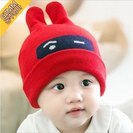 Korean Version Cotton Thread Hat Baby Child Hat Pullover Hat Bunny Ears Baby Cotton Thread Hat Bunny