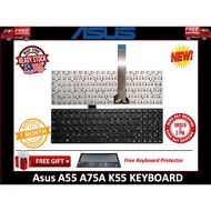 Asus K55 K55VD 0KN0-M21US23 9J.N2J82.S01 0KNB0-6125US00 9J.N2J82.R01 NSK-UGR01 Series Laptop Keyboar