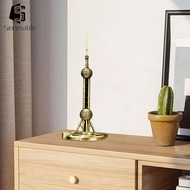[Serenable] Oriental Pearl Tower Statue Travel Souvenir for Office Living Room Tabletop