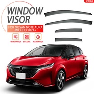 Suitable for NISSAN Note Aura Rainproof Rainproof Version NISSAN Note Aura Window visor