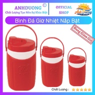 Thermal Ice Bottle with Flip-Lid Bottle 1,2L 2L 3L Keeps Heat Over 8 Hours Insulated Flip-Lid Bottle