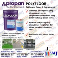 CAT DASAR / LANTAI PROPAN EPOXY POLYFLOOR PRIMER PFP 241 2K SB 5KG SET-Hosebuild