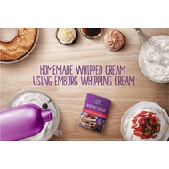 EMBORG Whipping Cream 200ML, with a ice pack, from Home Baker Malaysia.