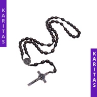 BENEDICT ROSARY (BROWN) BENEDICT ROSARY/ CATHOLIC ROSARY NECKLACE/ CONTRACT/ BENEDICT ROSARY NECKLAC