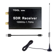 (PUKJ) SDR6 RTL-SDR Receiver 100KHz-1.7GHz SDR Software Signal Receiver Radio Aviation Shortwave Wid