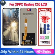 Original LCD Compatible For OPPO Realme C55 LCD Screen Display Touch Screen Digitizer Assembly Repla