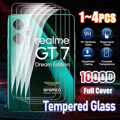 For Realme GT 7 GT8 Pro 1-4piece Tempered glas Realmi GT 7 GT7 GT7T 8 Pro Screen Protector case frie