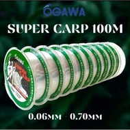 PUTIH Ogawa Super Carp Strings 100 Meters Long Conecting/Fishing Line Yarn Color Clear White Clear Super Strong Anti Curly Already Resistant To Quality Friction Free Shipping