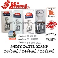 Shiny D3 Date Stamp (5mm) / Shiny D4 Date Stamp (4mm) / Shiny D5 Date Stamp (3mm)