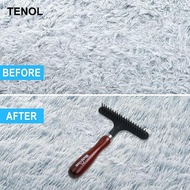 [TENOL] Carpet Groomer Rake Practical Pet Hair Remover Pet Hair Cleaner Carpet Rake