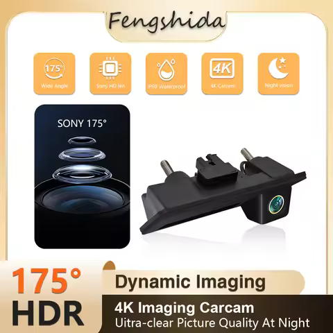 For Audi A5 Q5 A3 8V Q7 A6 A4 A4L S4 RS4 B9 AHD Camera1080P 175° Rear View Camera Backup Reverse AHD