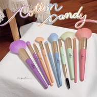 แปรงแต่งหน้าสุดนุ่มฟู odbo Cotton candy OD8002-OD8011 โทนสีพาสเทลสุดน่ารัก ขนนุ่มไม่บาดหน้า จิกสีเคร