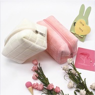 AA86 Shop Cosmetic Bag Cute Soft Velvet Fabric