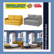 IKEA Fridhult Sofa Bed Sofa-Bed Yellow Grey 2 Two Seater 603.557.62 205.754.50