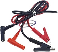 Reland Sun Multimeter Test Leads 1 Pair 15A 31.5 in Banana Plug to Alligator Clip Test Cable 0.8M 4m
