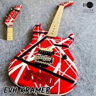 EVH Kramer 5150 Striped Series Electric Guitar Custom Maniac GCM (Custom Made, Oversea Ready Stock)