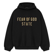 Fear of God Essentials State Fleece Hoodie Black (FW24)