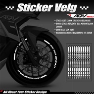 Stiker Cutting Velg Adv 150 - Sticker List VELG Honda ADV 150 JP 01
