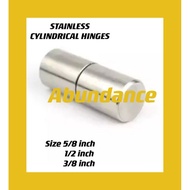 ♞,♘STAINLESS CYLINDRICAL HINGES/CYLINDRICAL HINGES