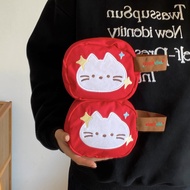 Cute Apple Cat Polaroid Storage Bag-Multifunctional-Mini Portable Portable-ccd Camera Bag Beg kamera