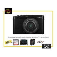 FUJIFILM X-E4 / XE4 Mirrorless Digital Camera with XF 27mm f/2.8 R WR Lens (Fujifilm Malaysia) (Till