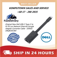 Original New Dell USB-C Type-C to RJ-45 Lan Network Ethernet Dongle Adapter Converter Cable - D59GG 