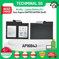 TECHMINAL - AP16B4J Battery Replacement for Acer Aspire Switch Alpha 12 SA5-271 SA5-271P SA5-271-39N