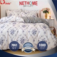 PREMIUM CADAR COMFORTER 5D (7IN1) 100% COTTON BEDSHEET READY STOCK IN MALAYSIA | SHIP SAME DAY