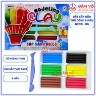 [ D6 ] COMBO 2 Boxes of Craft Clay / Craft Clay / Win Q Clay / WinQ 6 Colors D 6 / D-6 With Fragranc