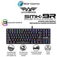 Armaggeddon SMK-9R RGB Falconet Outemu Switch Mechanical Keyboard 13 Backlight Effects 87 Key Low-Profile
