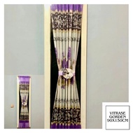 Flower Color Curtains Short Window Curtains 90x150cm