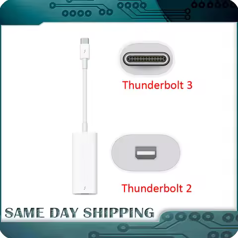 For Thunderbolt 3 USB-C to Thunderbolt 2 Adapter Converter Cable MMEL2 A1790 White