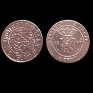 Koin Kuno 1 Cent Netherlandsch Indie 1855 - 1912 / 1 Cent Buntu