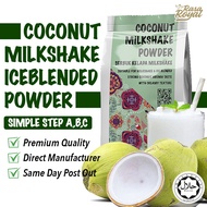 1KG Coconut Milkshake Smoothies Ice Blended Powder Santan Kelapa Serbuk Premix Susu Creamy