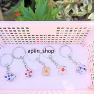GANTUNGAN Dice motif keychain multi-purpose keychain/