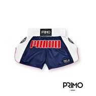 PRIMO Trinity Series Microfiber Muay Thai Shorts - Navy Blue