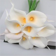 Fake Flowers - High-Quality Fake Rubber CALLA LILY RUM CALLA LILY Flowers For Home Decoration