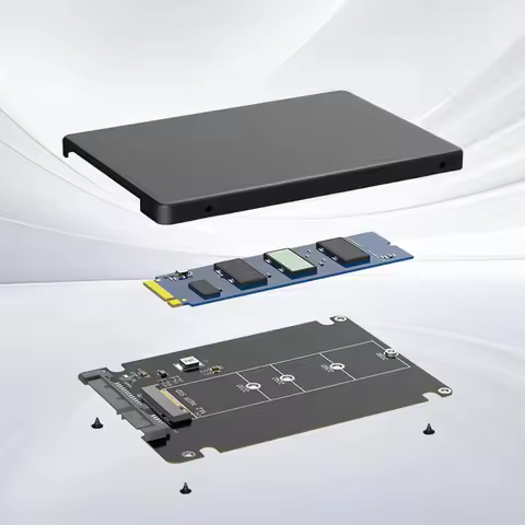 M.2 NGFF B Key To 2.5inch SATA SSD Enclosure M.2 SSD Case SSD External Box M.2 NGFF SSD To 2.5 Inch 