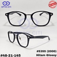 Frame Kacamata Pria Wanita Bulat 5355 Ringan Grade Premium
