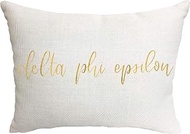 Delta Phi Epsilon Sorority Throw Pillow