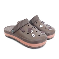 BB DOUBLE รองเท้าแตะผู้หญิง 2025 ใหม่ Oreo รองเท้าแตะแฟชั่น BDE744 ดีไซน์ลายการ์ตูนน่ารัก วัสดุ EVA 