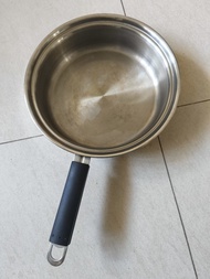重身厚底27cm不銹鋼煎pan