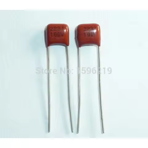 20pcs CBB capacitor 223 100V 223J 0.022uF 22nF P5 CL21x Metallized Polypropylene Film Capacitor