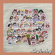 Crybaby waterproof stickers for kids journaling waterbottle pencil case decoration Crybaby 防水手賬貼紙