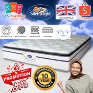 SilentNight Optimus Support 13″ Pocket Spring Mattress - Aloe Vera , 10 Years Warranty