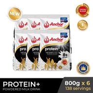 Anchor Protein Plus Milk Powder Plain 800g x6