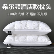 Five-Star Hotel Down Velvet Pillow Pillow Core Single Gift Pillow Household Hotel