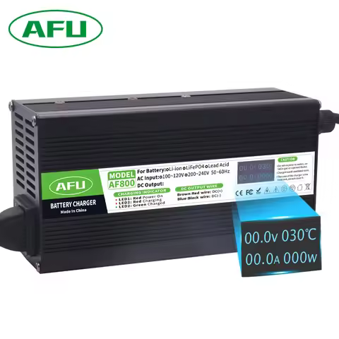 71.4V 10A Li-ion Battery Charger Usd For 17S 62.9V Lipo/LiMn2O4/LiCoO2 Battery Pack Quick charge Ful