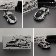 Porsche RWB 997 Silver | Poprace | Unsealed | 1:64 Scale