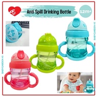 Kids Straw Anti-Spill Drinking Water Bottle 280ml